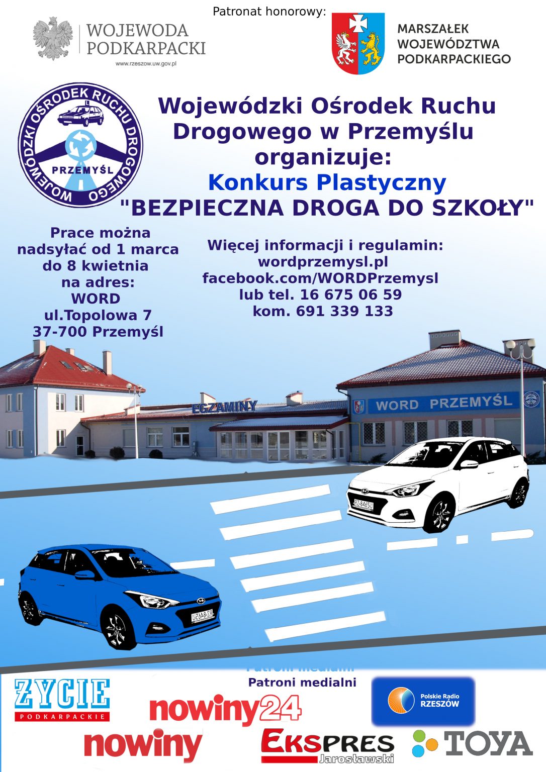 Wojewódzki Ośrodek Ruchu Drogowego W Słupsku Konkurs plastyczny ,, BEZPIECZNA DROGA DO SZKOŁY ” – informacje