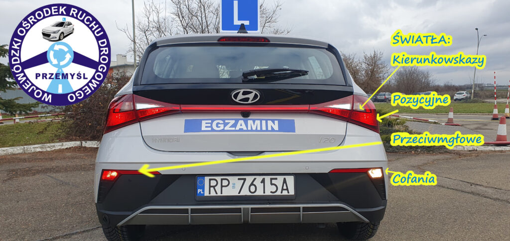 Hyundai i20 światła tył