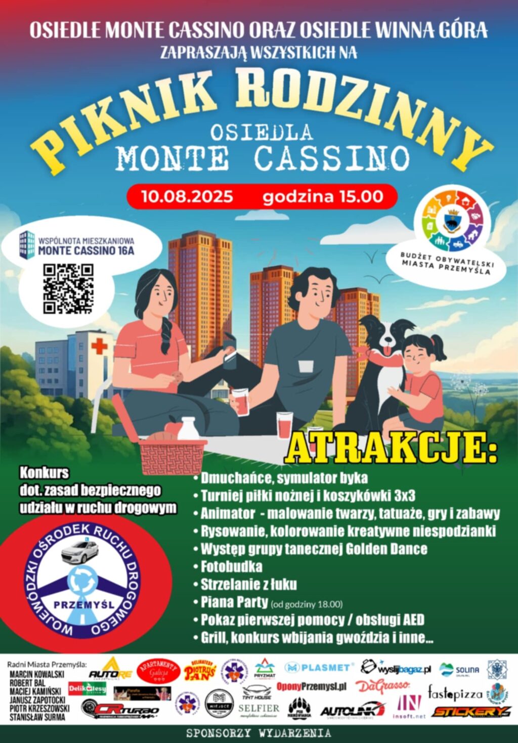 Zapraszamy na Piknik rodzinny Osiedla Monte Cassino Już 10 sierpnia
